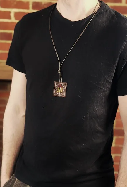 Premium Handcrafted Brown Scapular for Men – Stella Maris - Made in England - Image 12