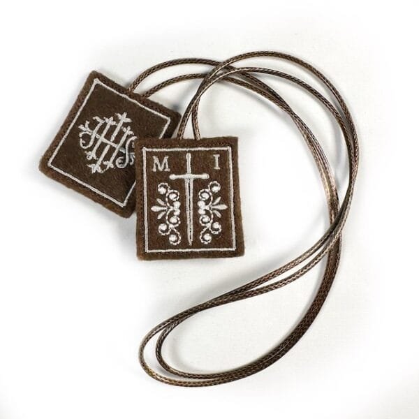 Sacred Emblem Brown Scapular