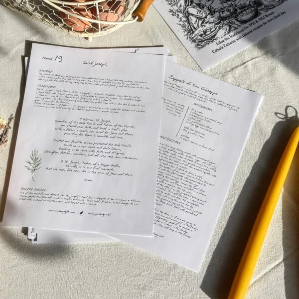 Alternative view of Feasting with the Saints - March (Digital Download)