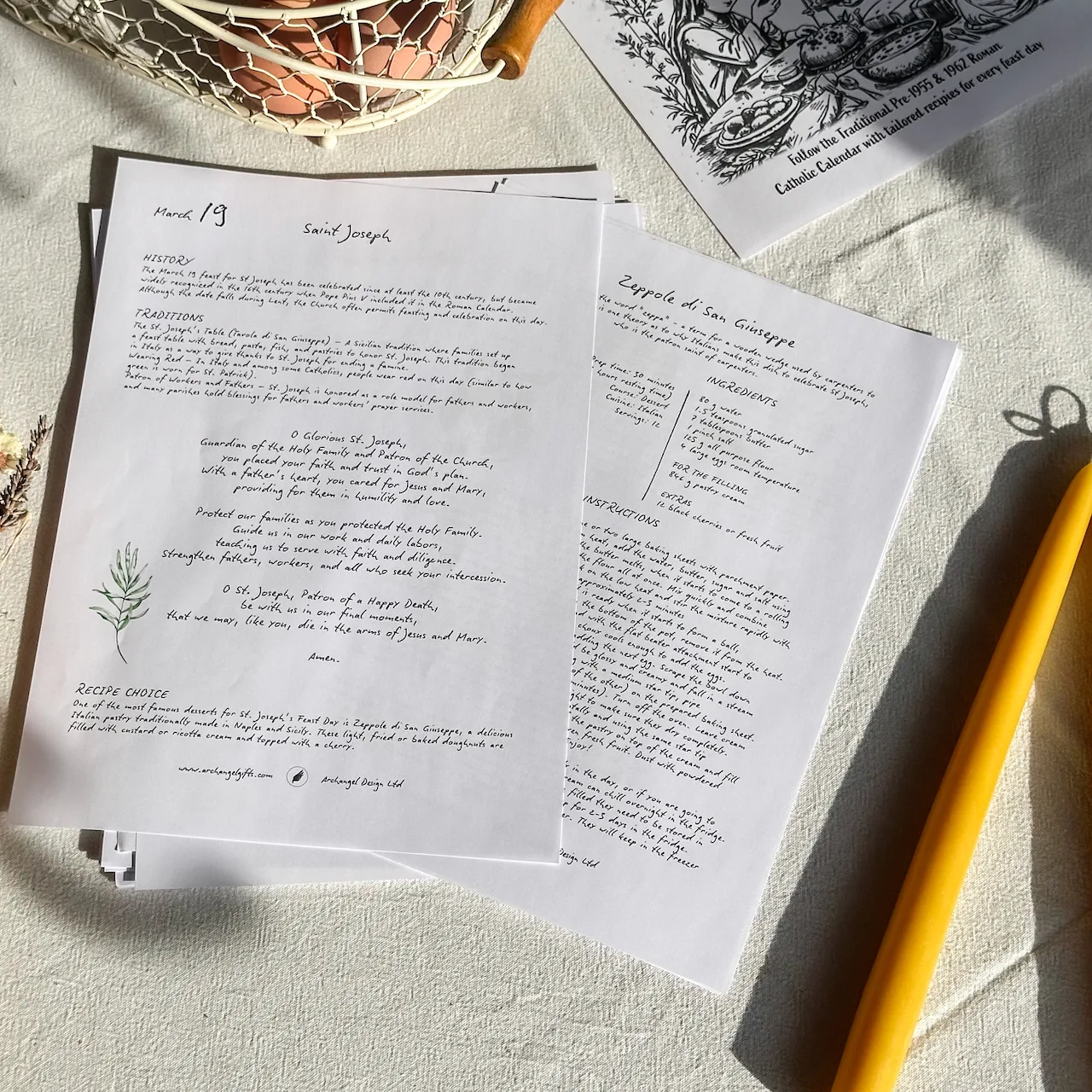 Feasting with the Saints - A Year of Sacred Recipes (Digital Download) - Image 3