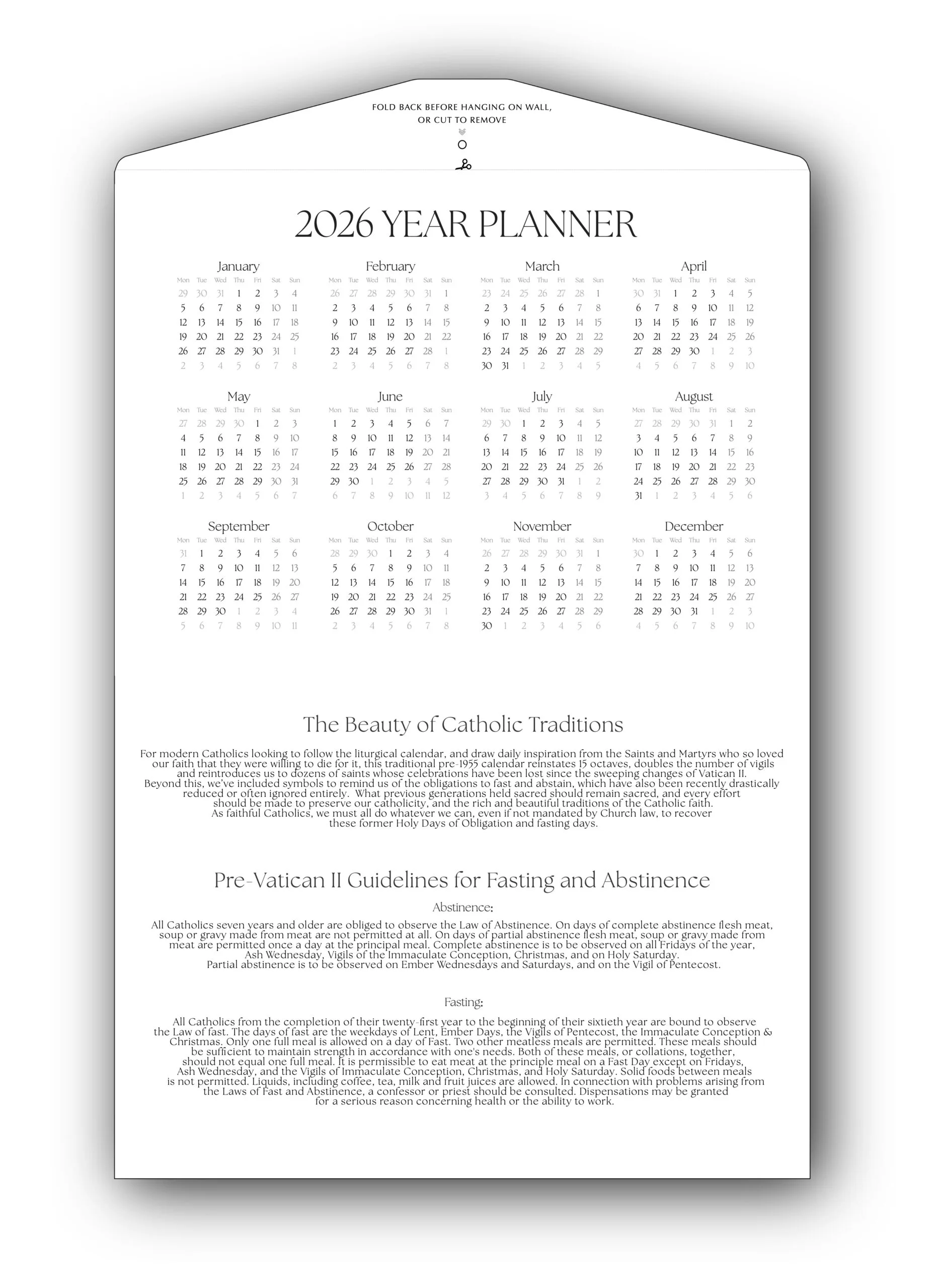 2025 Catholic Liturgical Calendar - Limited Edition - Image 16