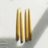 Tall 12" Pure Beeswax Dinner Candles (Pair)