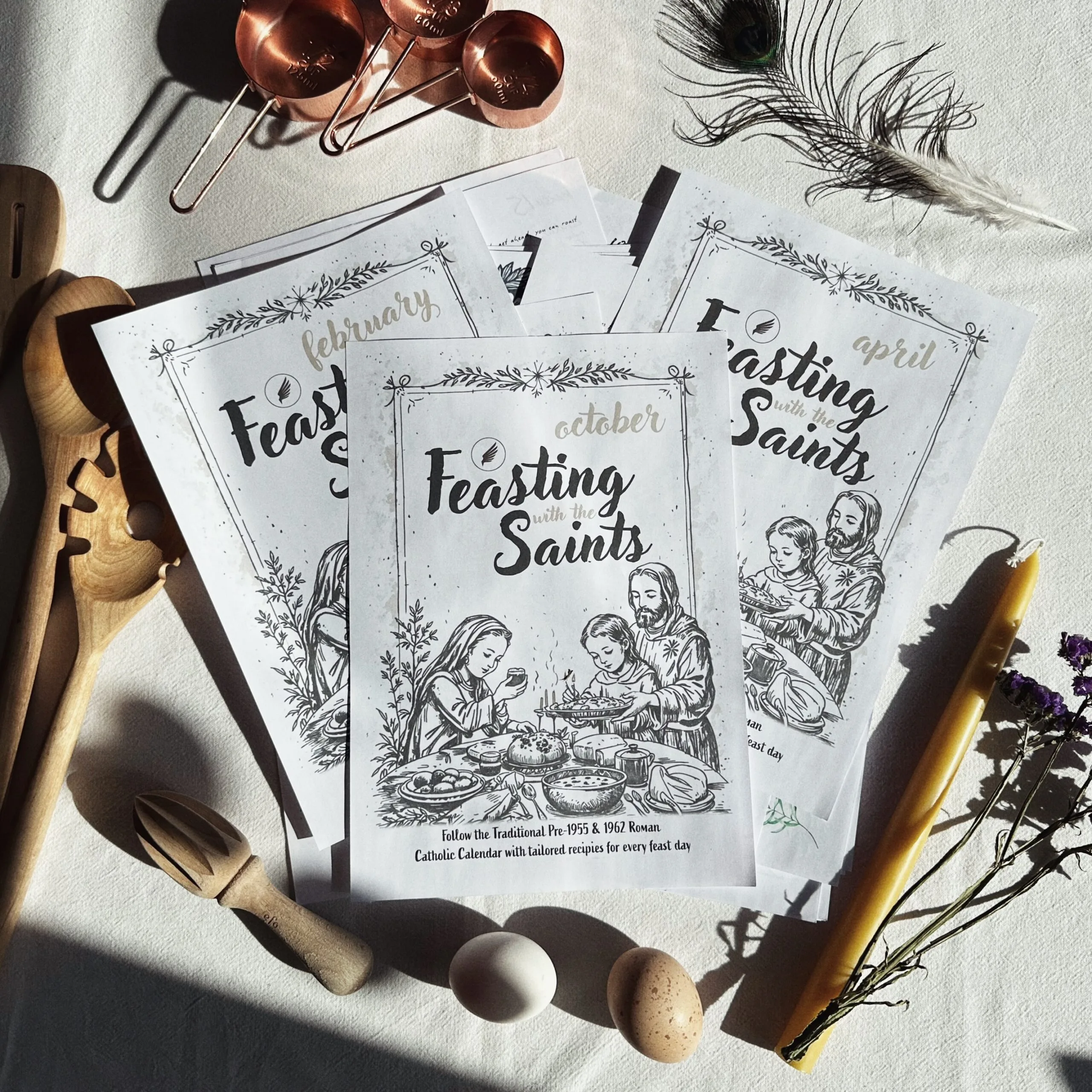 Feasting with the Saints - A Year of Sacred Recipes (Digital Download)