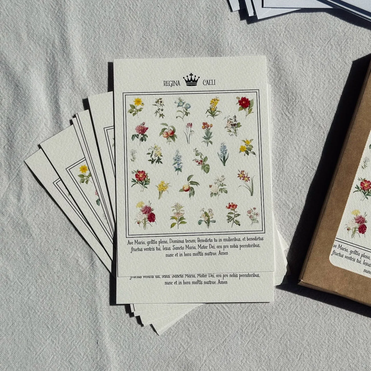 Ave in Bloom - Ave Maria - Notecard Set - Image 2
