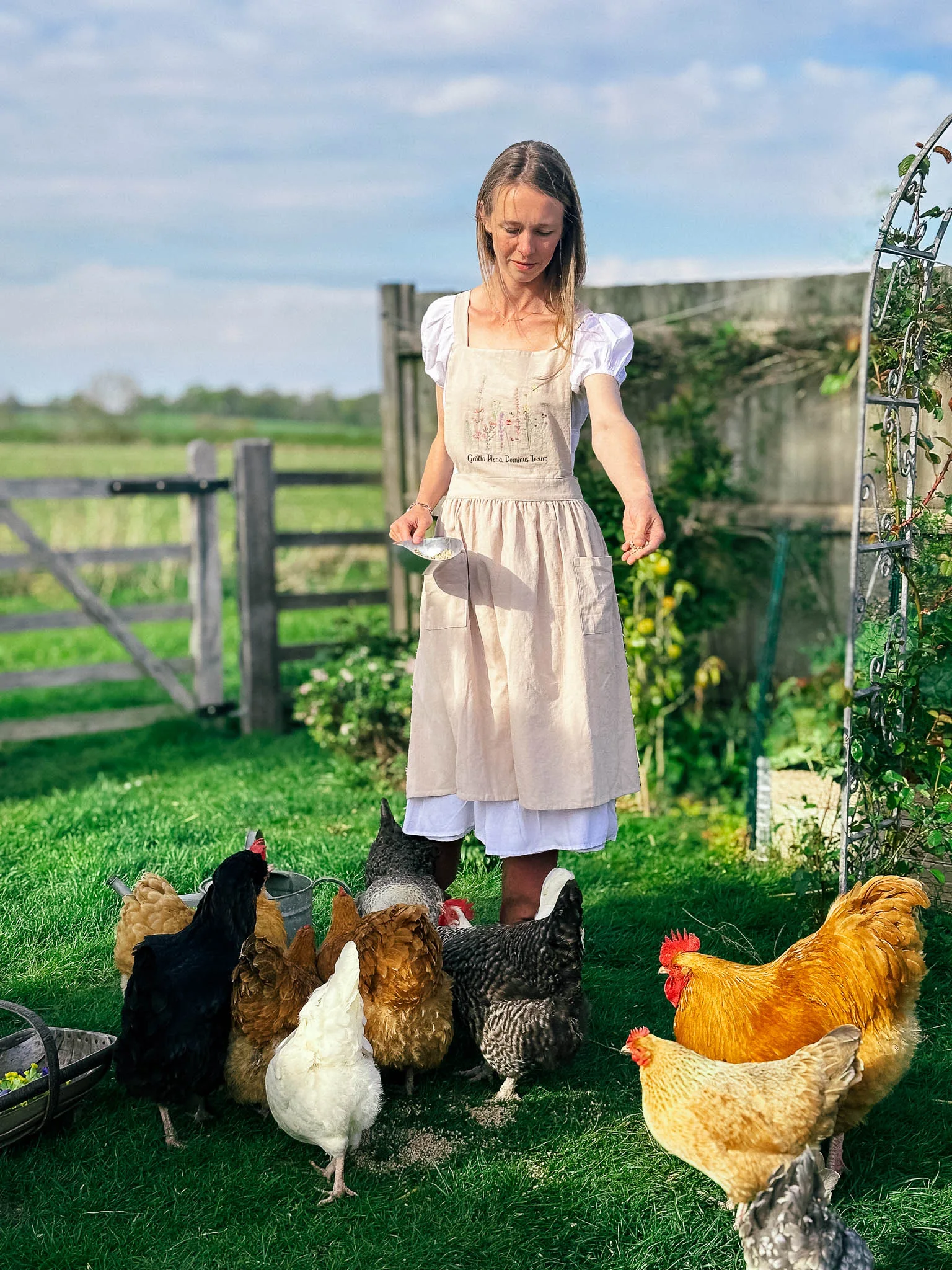 Full of Grace – Embroidered Linen Apron Dress - Image 13