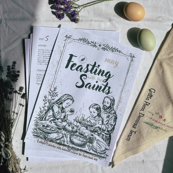 Alternative view of Feasting with the Saints - May (Digital Download)