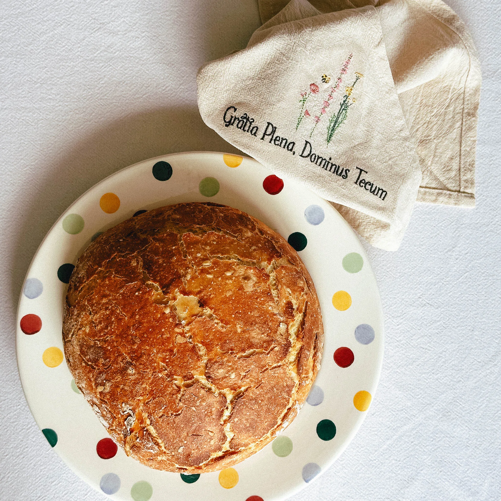 Full of Grace Embroidered Linen Napkins - Image 8