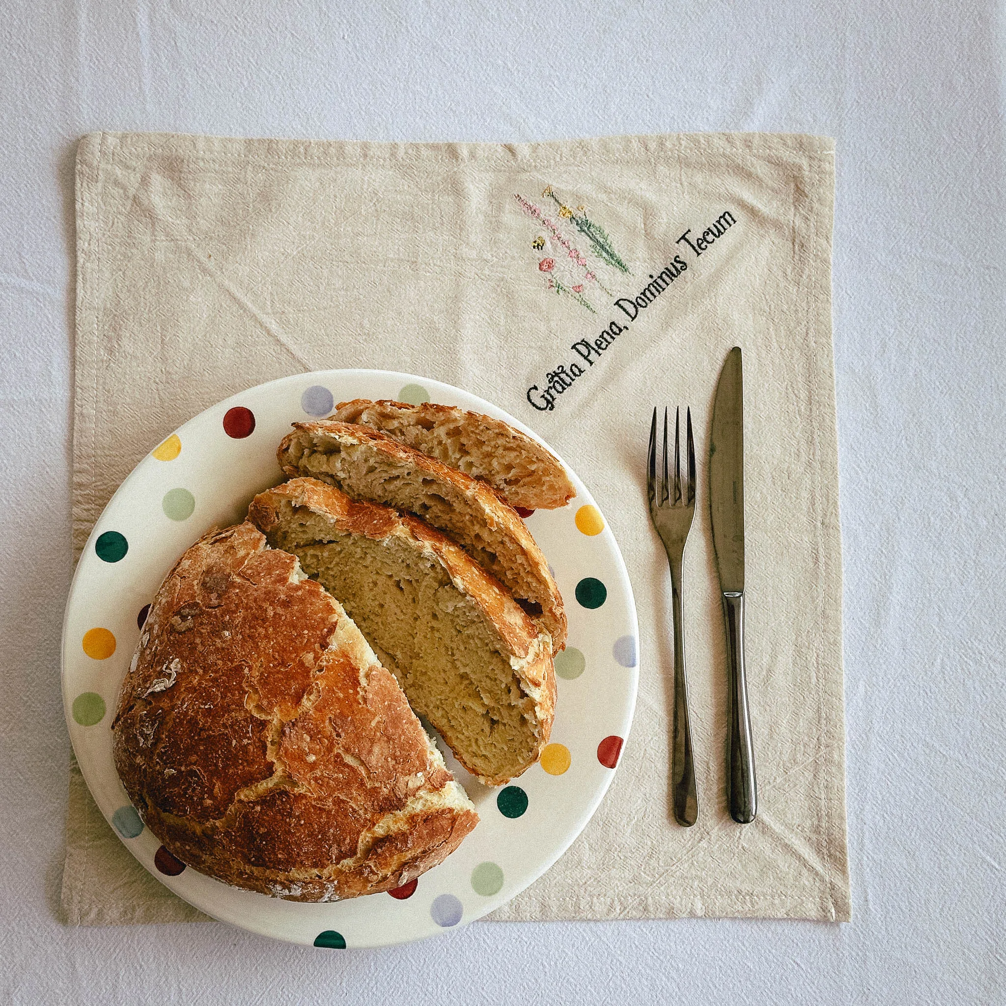 Full of Grace Embroidered Linen Napkins - Image 15