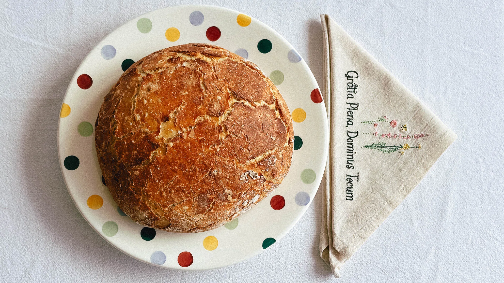 Full of Grace Embroidered Linen Napkins - Image 9