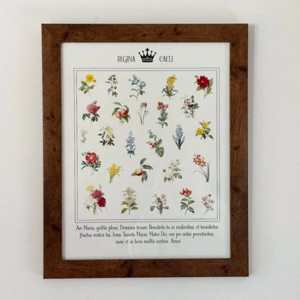 Alternative view of Ave in Bloom - Regina Caeli Poster (Digital Download)