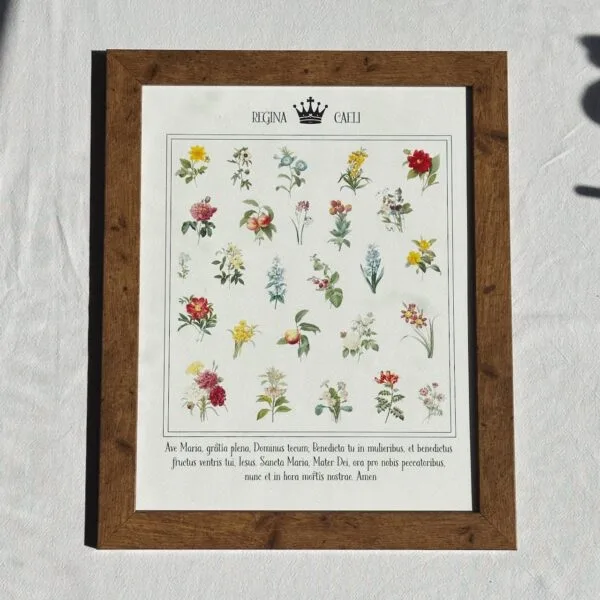 Ave in Bloom - Regina Caeli Poster
