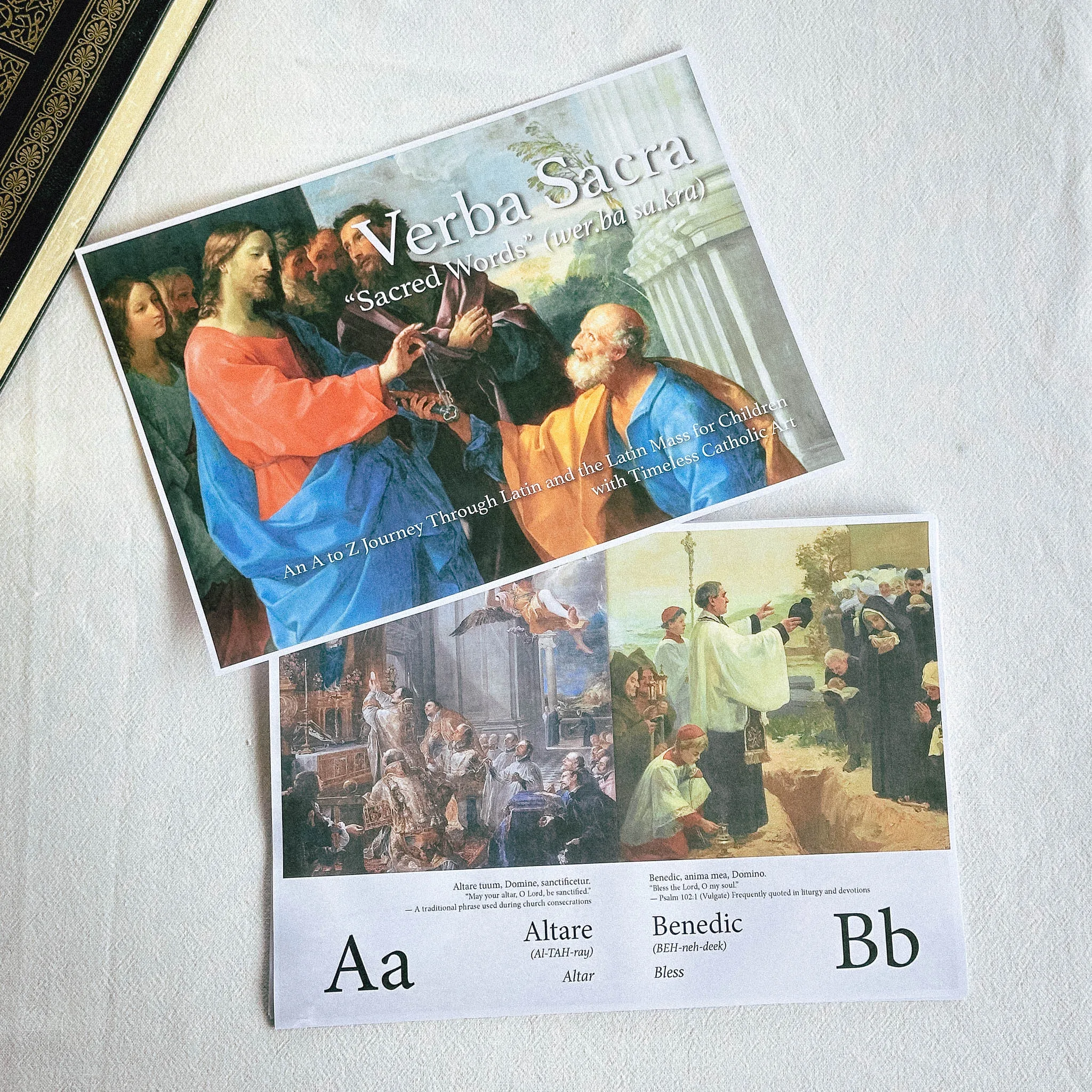 Verba Sacra: An A to Z journey through Latin and the Latin Mass for Children (Digital Download)