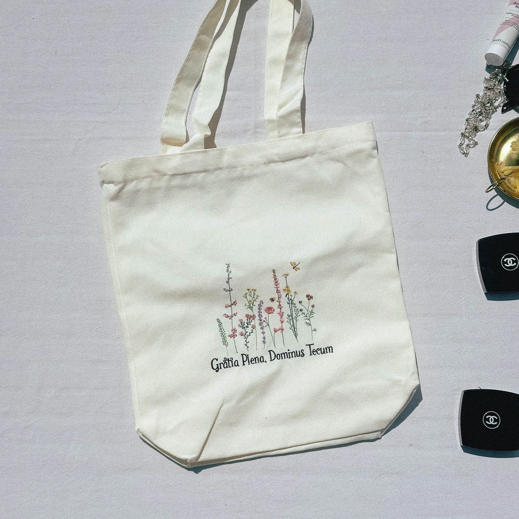 Full of Grace - Embroidered Tote Bag - Image 8