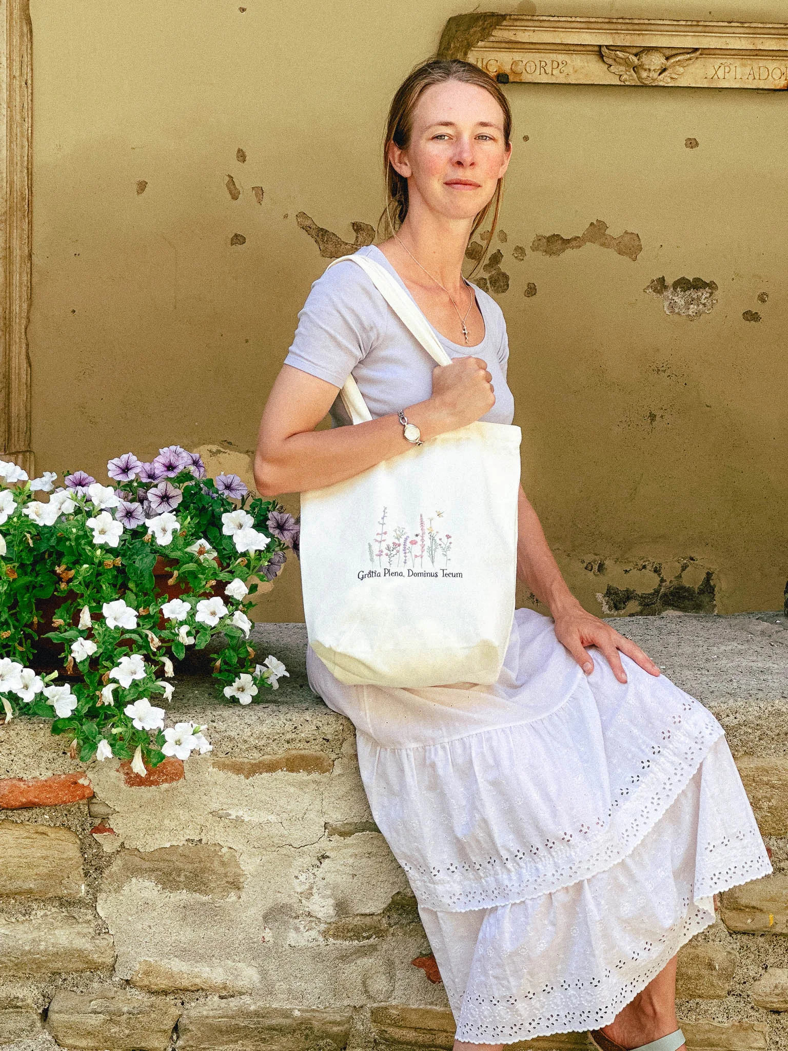 Full of Grace - Embroidered Tote Bag - Image 11