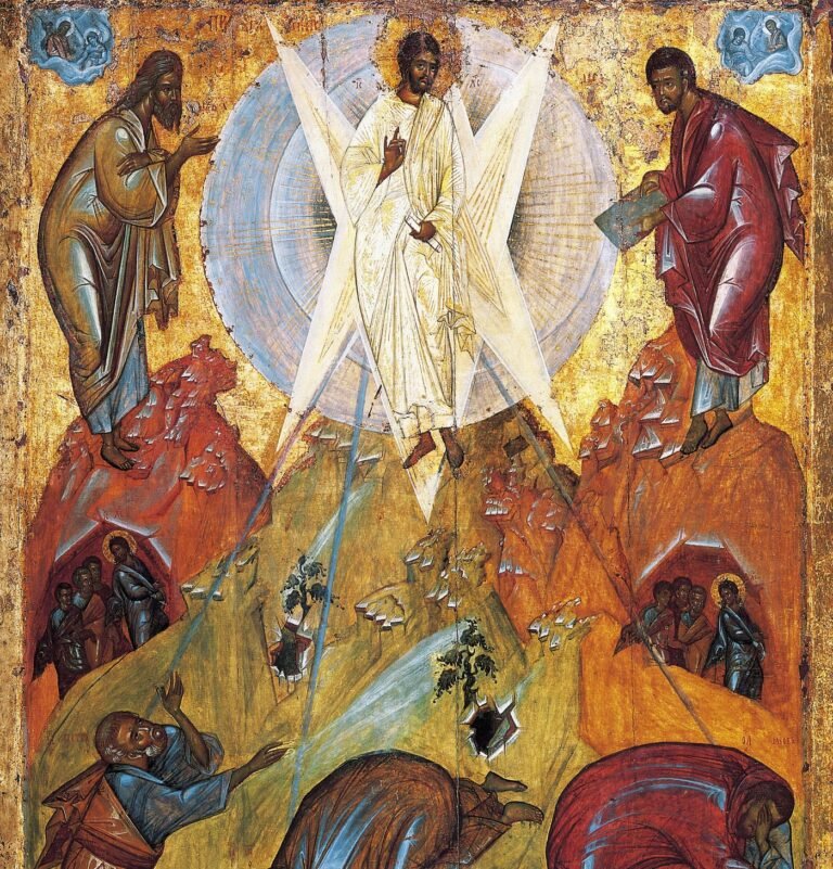 Transfiguration icon by Theophanes the Greek, 15th century